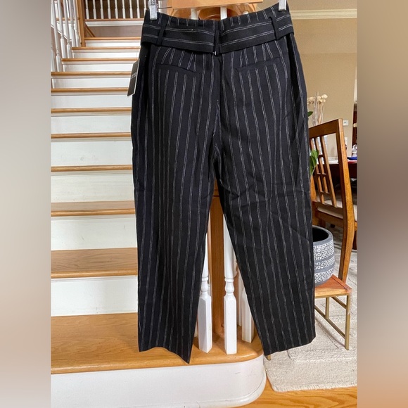 NWT size 4 Cropped Linen Pants - Picture 6 of 9